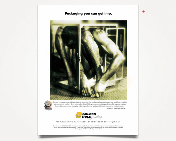 Print - Golden Rule Printing - Full-Page, Packaging Advertisement